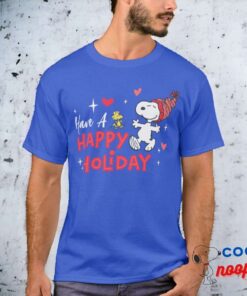 Peanuts Snoopy Woodstock Happy Holidays T Shirt 2