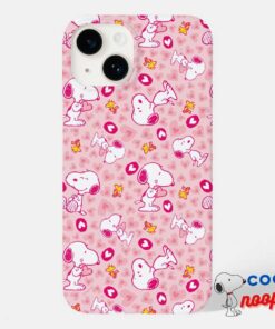Peanuts Snoopy Woodstock Heart Pattern Case Mate Iphone Case 8