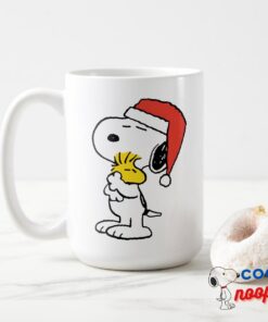 Peanuts Snoopy Woodstock Holiday Hugs Mug 15