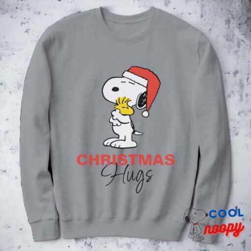 Peanuts Snoopy Woodstock Holiday Hugs Sweatshirt 15