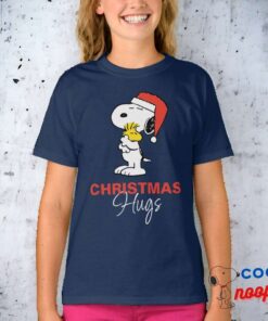 Peanuts Snoopy Woodstock Holiday Hugs T Shirt 8