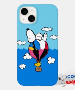 Peanuts Snoopy Woodstock Hot Air Balloon Case Mate Iphone Case 8