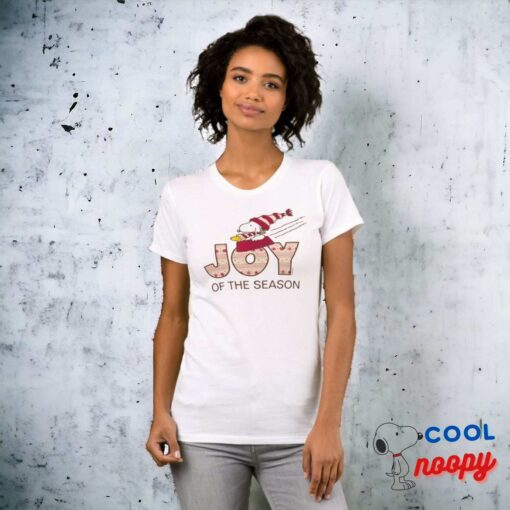 Peanuts Snoopy Woodstock Joy Sled Ride T Shirt 13