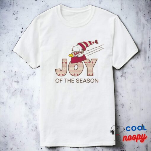 Peanuts Snoopy Woodstock Joy Sled Ride T Shirt 18