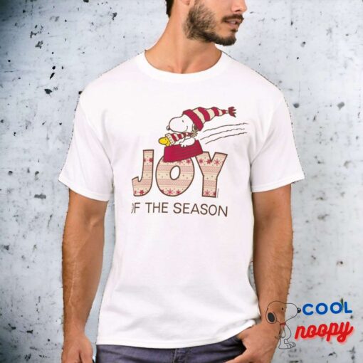 Peanuts Snoopy Woodstock Joy Sled Ride T Shirt 20