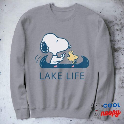 Peanuts Snoopy Woodstock Lake Life Sweatshirt 2