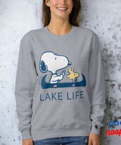 Peanuts Snoopy Woodstock Lake Life Sweatshirt 4