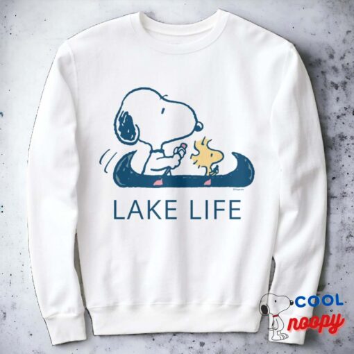 Peanuts Snoopy Woodstock Lake Life Sweatshirt 6