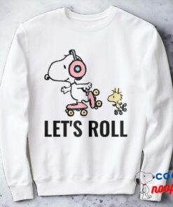 Peanuts Snoopy Woodstock Lets Roll Sweatshirt 11