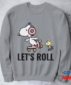 Peanuts Snoopy Woodstock Lets Roll Sweatshirt 7