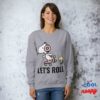 Peanuts Snoopy Woodstock Lets Roll Sweatshirt 8