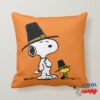 Peanuts Snoopy Woodstock Pilgrim Throw Pillow 8