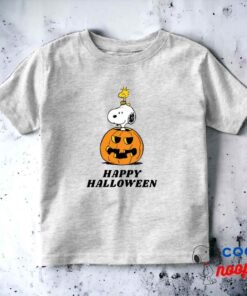 Peanuts Snoopy Woodstock Pop Up Pumpkin Toddler T Shirt 8