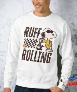 Peanuts Snoopy Woodstock Ruff Rolling Sweatshirt 4