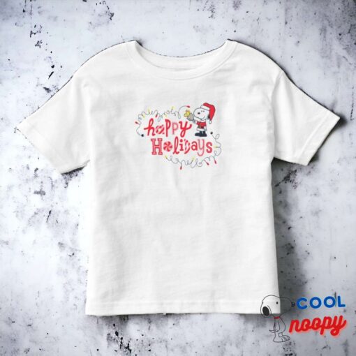 Peanuts Snoopy Woodstock Santa Claus Toddler T Shirt 15