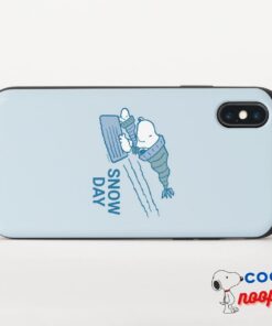 Peanuts Snoopy Woodstock Sledding Uncommon Iphone Case 8