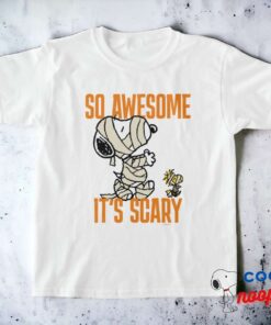 Peanuts Snoopy Woodstock So Awesome Its Scary T Shirt 8