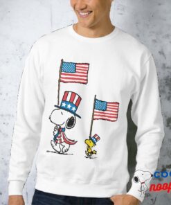 Peanuts Snoopy Woodstock Uncle Sams Sweatshirt 4