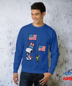 Peanuts Snoopy Woodstock Uncle Sams Sweatshirt 7