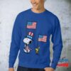 Peanuts Snoopy Woodstock Uncle Sams Sweatshirt 9