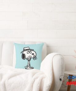 Peanuts Snoopys Brother Spike Throw Pillow 2