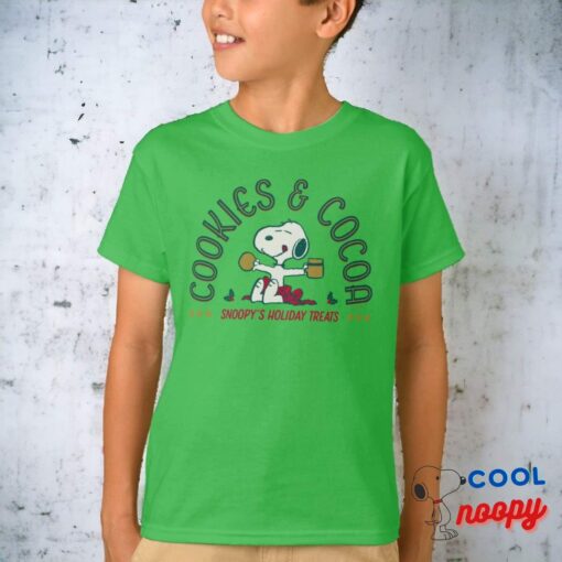 Peanuts Snoopys Cookies Cocoa T Shirt 15