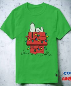 Peanuts Snoopys Dog House With Lights T Shirt 15