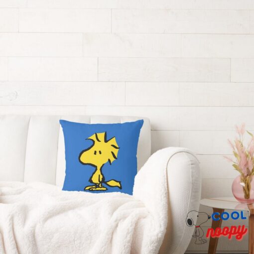 Peanuts Snoopys Friend Woodstock Throw Pillow 2