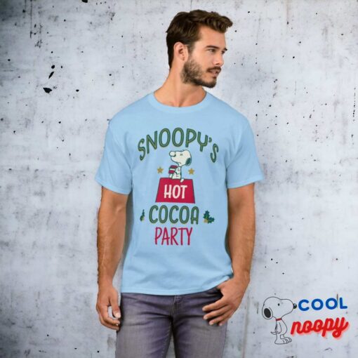 Peanuts Snoopys Hot Cocoa T Shirt 3