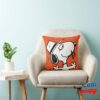 Peanuts Spike Smiling Throw Pillow 8