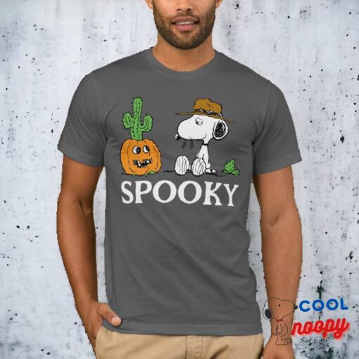 Peanuts Spikes Desert Halloween T Shirt 6