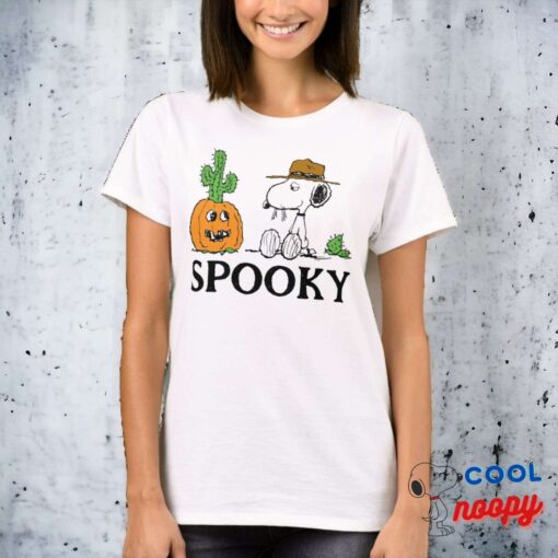 Peanuts Spikes Desert Halloween T Shirt 8