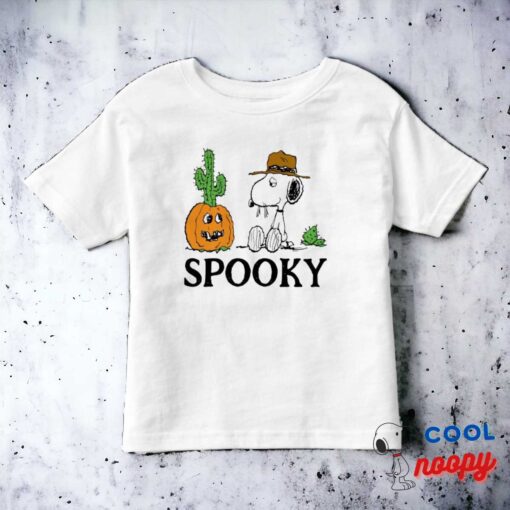 Peanuts Spikes Desert Halloween Toddler T Shirt 5