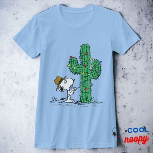 Peanuts Spikes Holiday Cactus T Shirt 12
