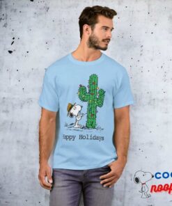 Peanuts Spikes Holiday Cactus T Shirt 15