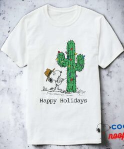 Peanuts Spikes Holiday Cactus T Shirt 3