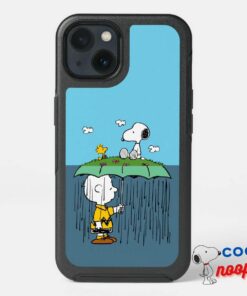 Peanuts Sunny Day Rainy Day Half Half Otterbox Iphone Case 8