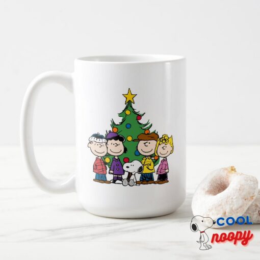 Peanuts The Gang Around The Christmas Tree Mug 15