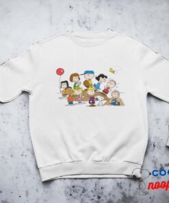 Peanuts The Gang At The Pitchers Mound Sweatshirt 1