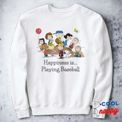 Peanuts The Gang At The Pitchers Mound Sweatshirt 4