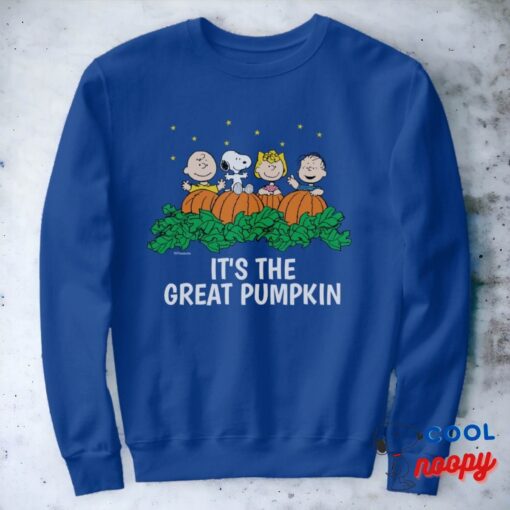 Peanuts The Great Pumpkin Patch Sweatshirt 1