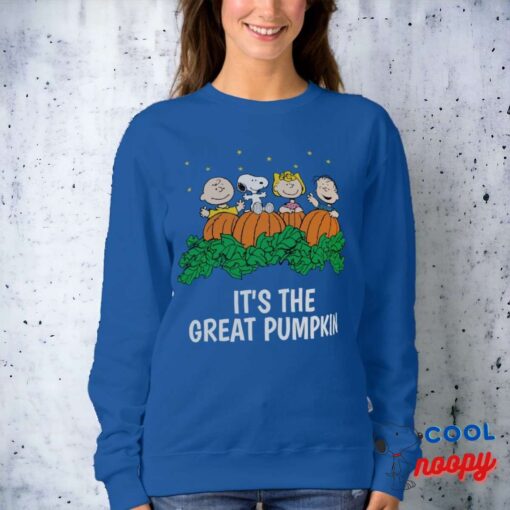 Peanuts The Great Pumpkin Patch Sweatshirt 5
