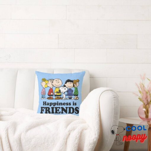 Peanuts The Peanuts Gang Together Throw Pillow 2