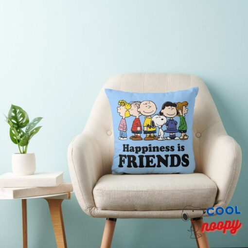 Peanuts The Peanuts Gang Together Throw Pillow 3