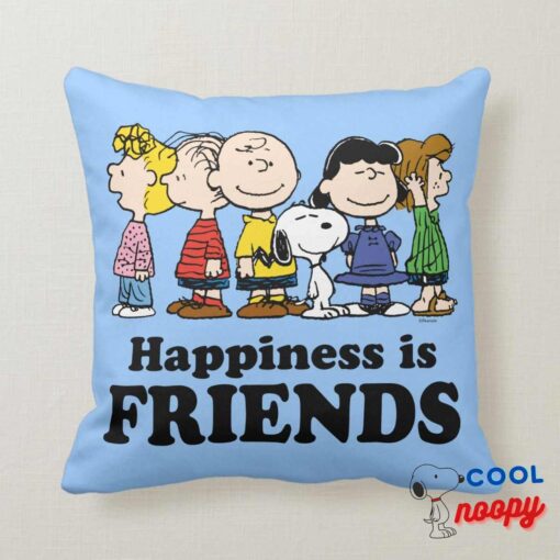 Peanuts The Peanuts Gang Together Throw Pillow 8