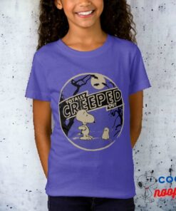 Peanuts Totally Creeped Out Snoopy T Shirt 2