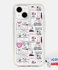 Peanuts Valentine Heart Love Pattern Speck Iphone Case 8