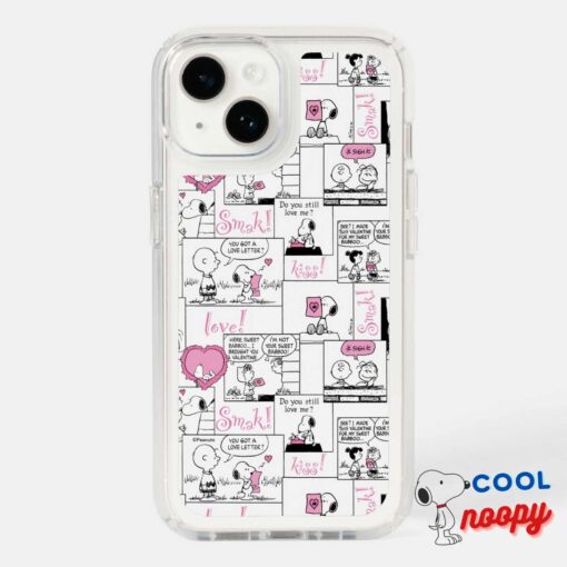 Peanuts Valentine Heart Love Pattern Speck Iphone Case 8