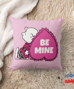 Peanuts Valentines Day Charlie Brown Heart Throw Pillow 8