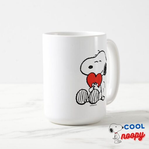 Peanuts Valentines Day Snoopy Heart Hug Mug 15